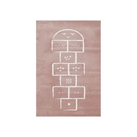 Tapis Marelle rose (80 x 150 cm)