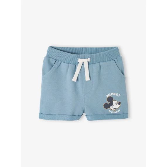 Short bébé garçon Disney® Mickey en molleton bleu ciel