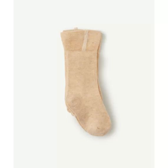 Les collants en tricot pêche –  – Soldes