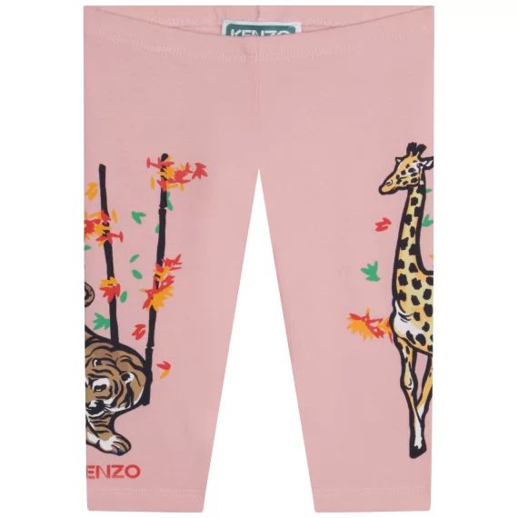 Legging avec imprimés Fille Rose