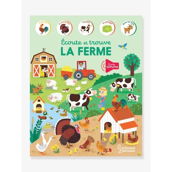 Ecoute et Trouve – La Ferme – LAROUSSE vert