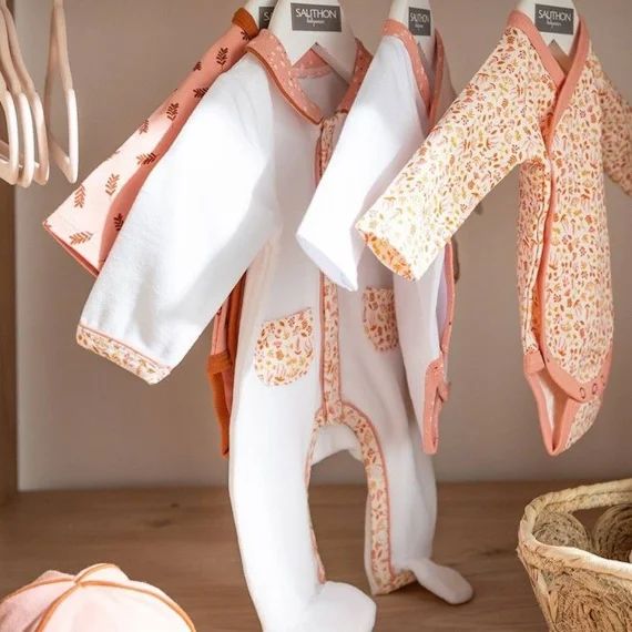 Pyjama Bébé En Coton Blanc