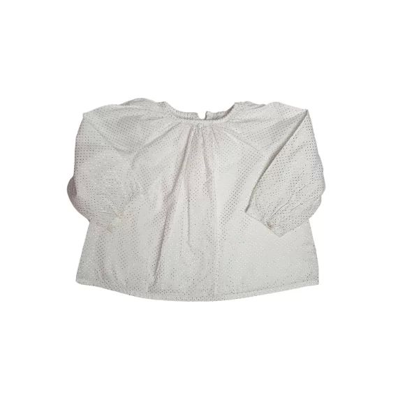 Blouse fille pois ou 2 ans