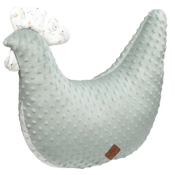 Coussin D&rsquo;allaitement Poule Sidonia Vert De Gris