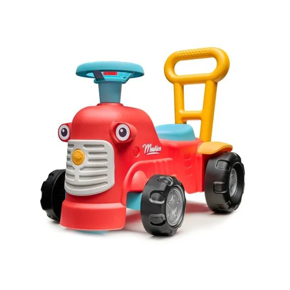 Porteur Tracteur Avec Barre D&rsquo;aide À La Marche Ergonomique Rouge