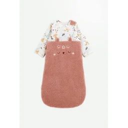 Gigoteuse D&rsquo;hiver En Sherpa Avec Manches Amovibles Bloom Rose