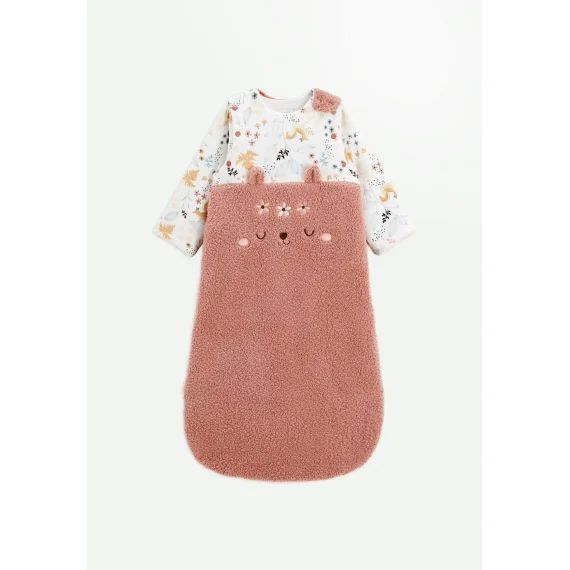 Gigoteuse D&rsquo;hiver En Sherpa Avec Manches Amovibles Bloom Rose