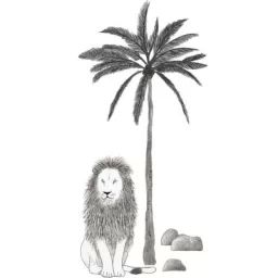 Stickers lion Serengeti (126 x 59 cm)
