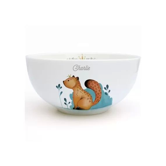 Bol en porcelaine Léopard (personnalisable)