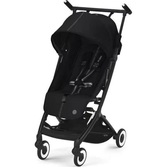 Poussette citadine ultra compacte LIBELLE Moon Black CYBEX – De 6 mois à 4 ans – Noir noir