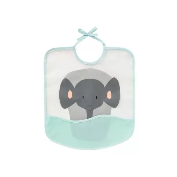 Bavoir plastifié à nouer Eléphant
