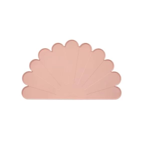 Set de table en silicone fleur vieux rose