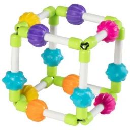 Cube D&rsquo;activité Quubi – Fat Brain Toys – Multicolore – Bébé – 3 Mois Et Plus Blanc