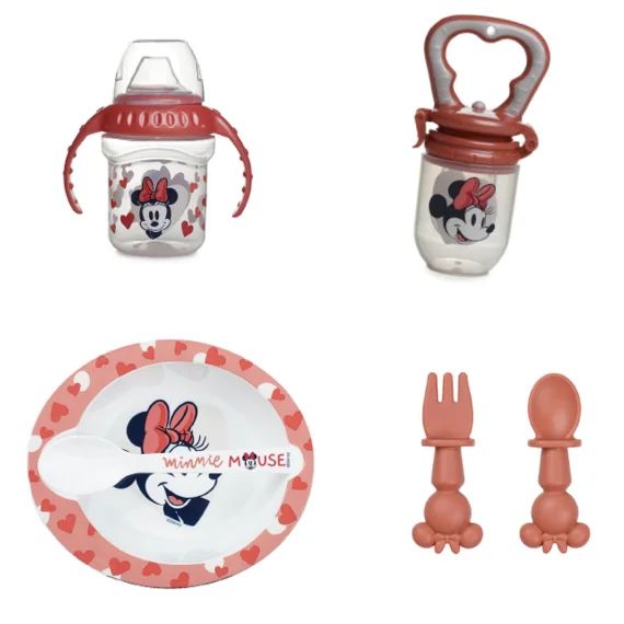 Pack Repas 1er Âge Minnie Collector Rose