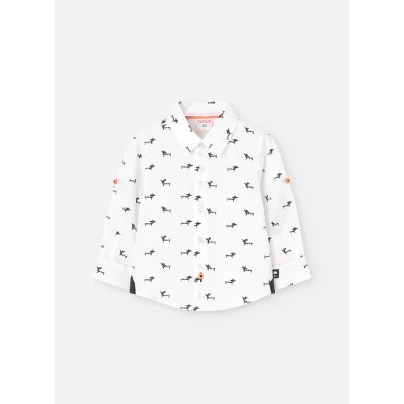 Chemise En Popeline Blanc