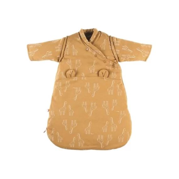 Gigoteuse en jersey bio chaude Mix & Match ocre TOG 1-2 (50 cm)