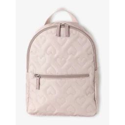 Sac à dos maternelle fille imprimé cœurs rose poudré