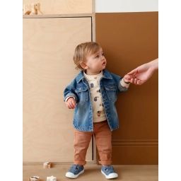 Veste bébé en denim denim stone