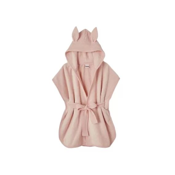 Peignoir de bain Soft Bambou rose blush (0-2 ans)