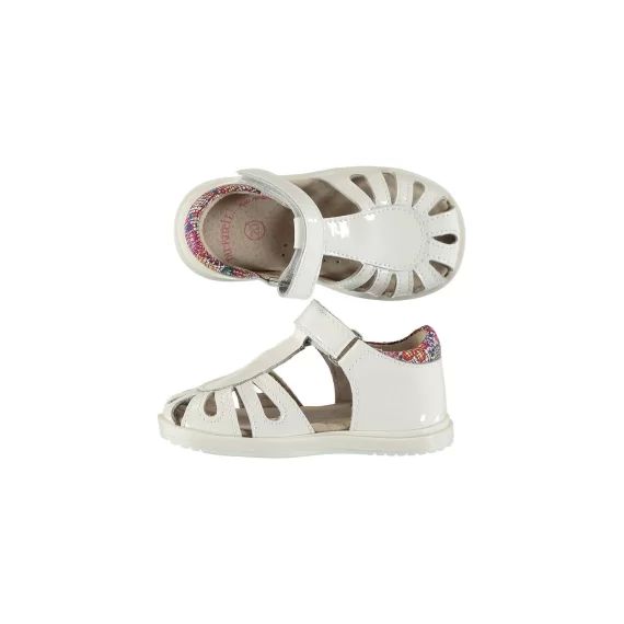 Sandale Ville Cuir Bébé Fille – Blanc