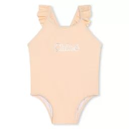 Maillot de bain une pièce Fille Beige