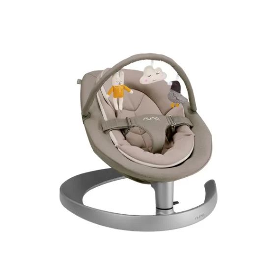 Transat Nuna Leaf Grow + Barre de Jeux – Biscotti (2022)