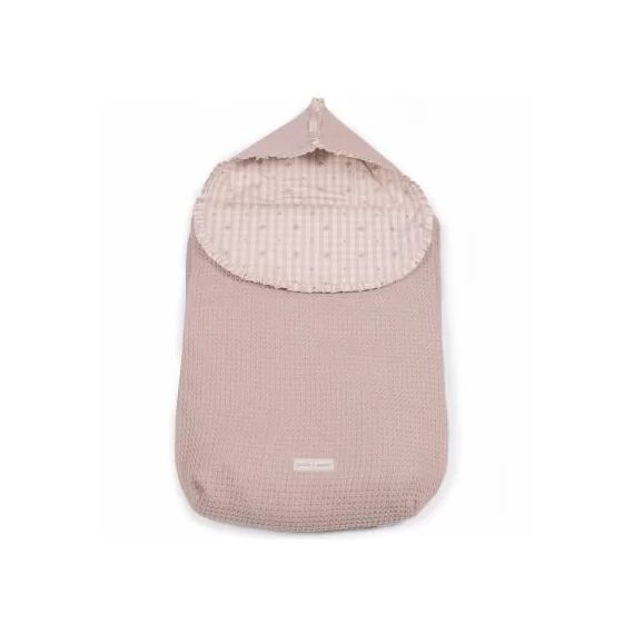 Nid d&rsquo;ange passe sangle  en coton et bambou Yummi rose