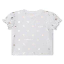 T-shirt à manches courtes Fille Blanc
