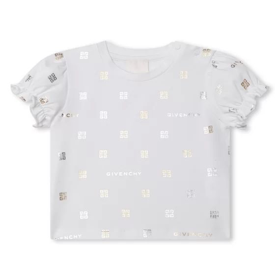 T-shirt à manches courtes Fille Blanc