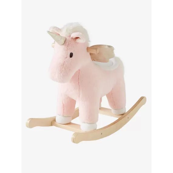 Licorne à bascule FSC® rose