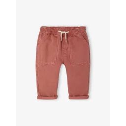 Pantalon taille élastiquée bébé argile