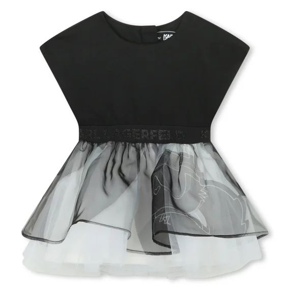 Robe tutu de cérémonie Fille Noir
