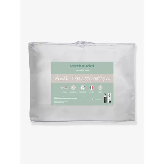 Couette légère bébé microfibre thermorégulateur TOPCOOL® blanc