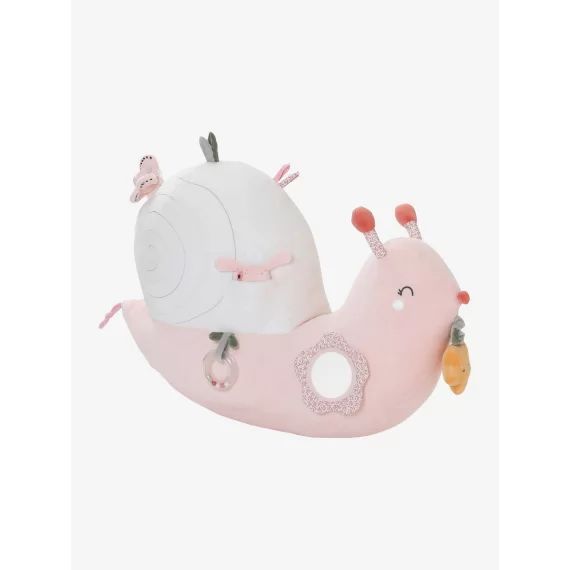 Grande peluche d&rsquo;activités escargot PAYS ROSE multicolore