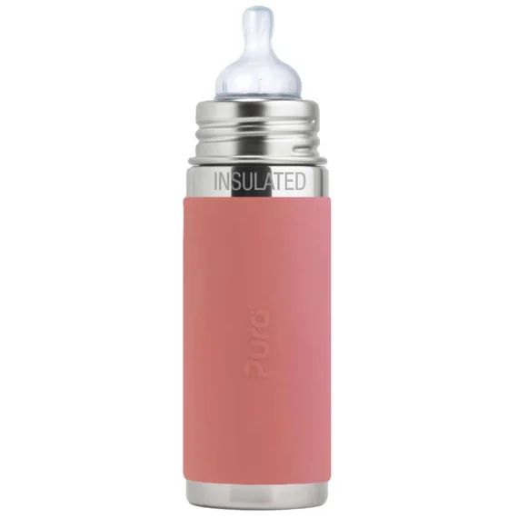 Biberon Isotherme En Inox 260 Ml – Vieux Rose Rose