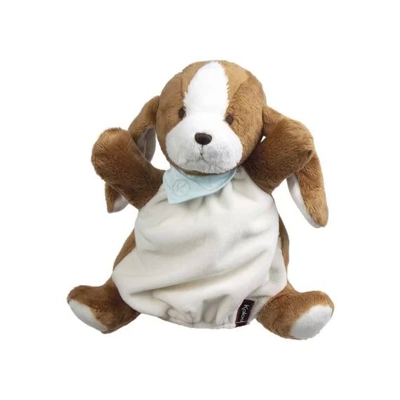 Doudou marionnette Tiramisu le chien