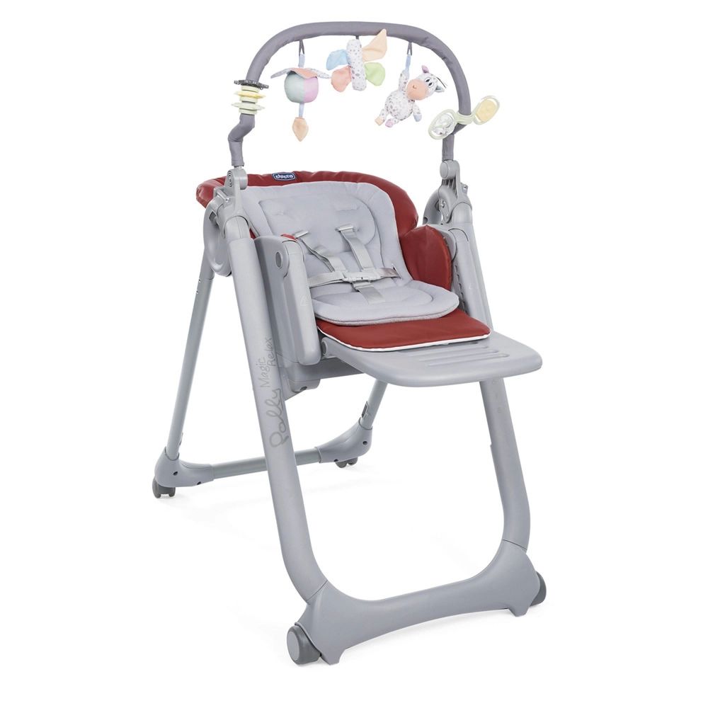 Chaise Haute Chicco Polly Magic Relax – Red Passion