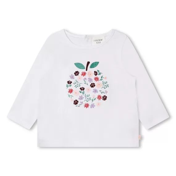 T-shirt avec illustration Fille Blanc