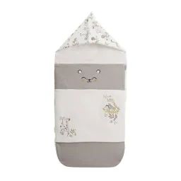 Nid D&rsquo;ange En Velours Baby Safari Marron
