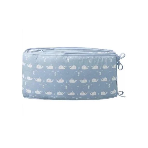 Tour de lit Baleine bleue (pour lits 60 x 120 cm et 70 x 140 cm)