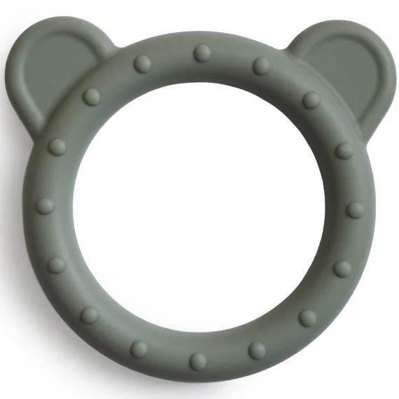 Anneau de dentition en silicone Bear Dried thyme