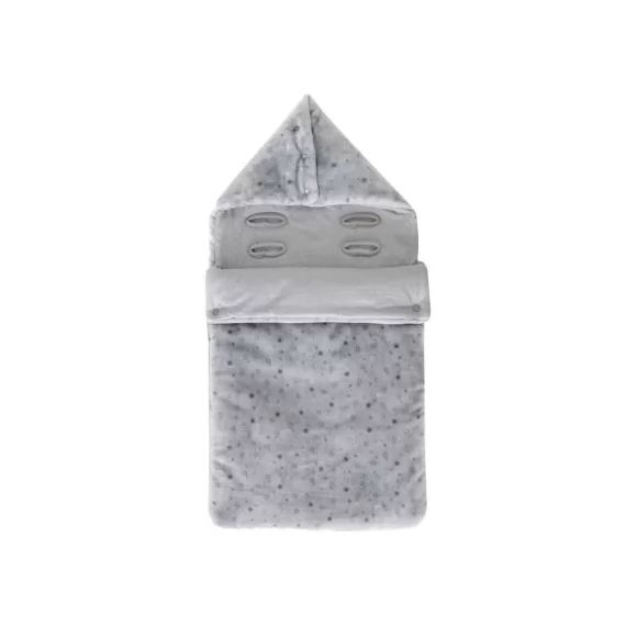 Nid d&rsquo;ange passe sangle étoiles grises (80 cm)