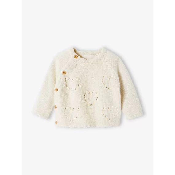 Pull brassière bébé naissance écru