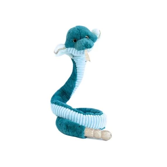 Peluche géante serpent Cobra Les animaux des grands espaces (135 cm)