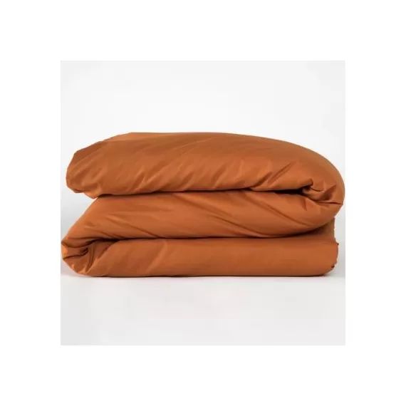 Housse de couette en coton bio noisette (100 x 140 cm)