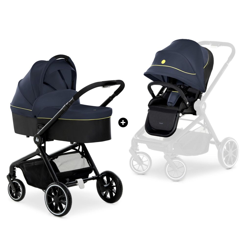 Poussette Hauck Move so Simply + Nacelle – Navy Neon