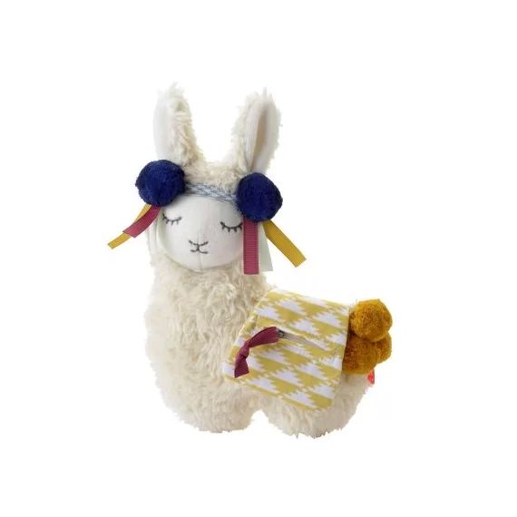 Peluche Lama No Drama avec range sucette (21 cm)