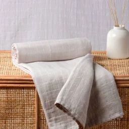 Langes Emmaillotage En Coton Bio Gris Perle