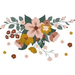 Sticker mural Bouquet de fleurs (70 x 44 cm)