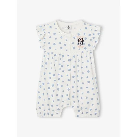 Combinaison short bébé fille Disney® Minnie blanc imprimé
